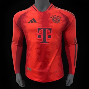 Player Version 24/25 Bayern Munich Home Long Sleeve Jersey