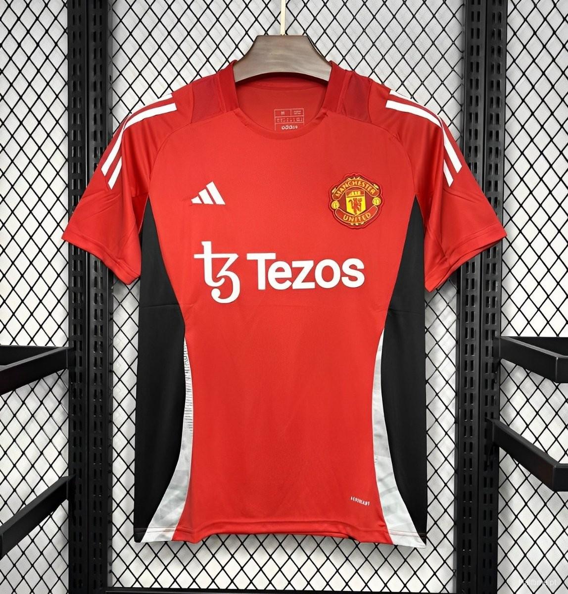 24/25 Manchester United Red Pre-match Training Jersey