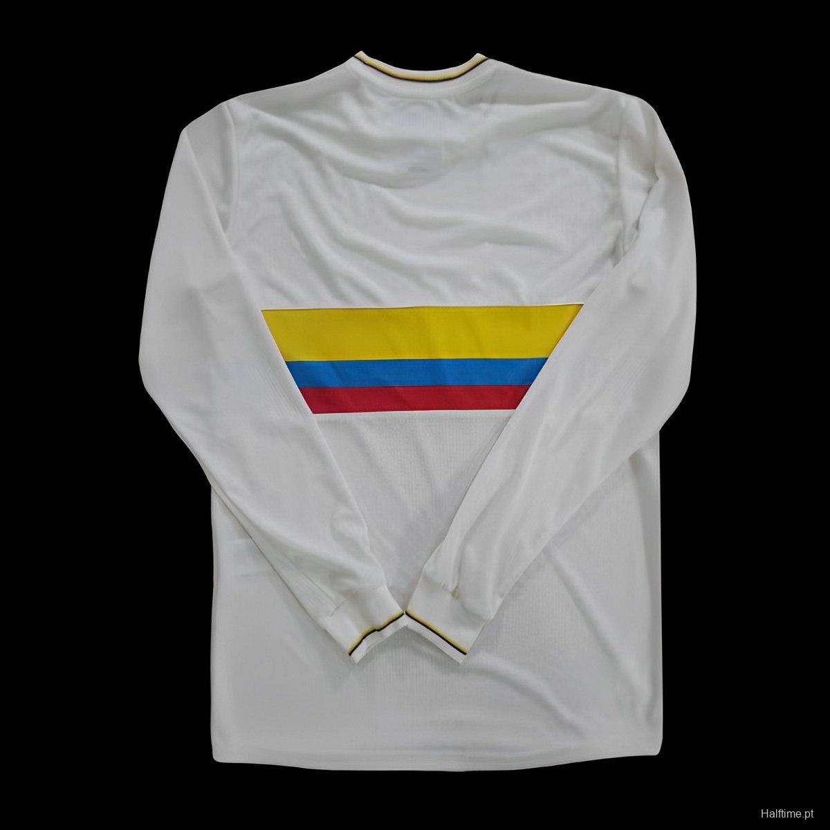 2024 Colombia White 120Th Anniversary Long Sleeve Jersey