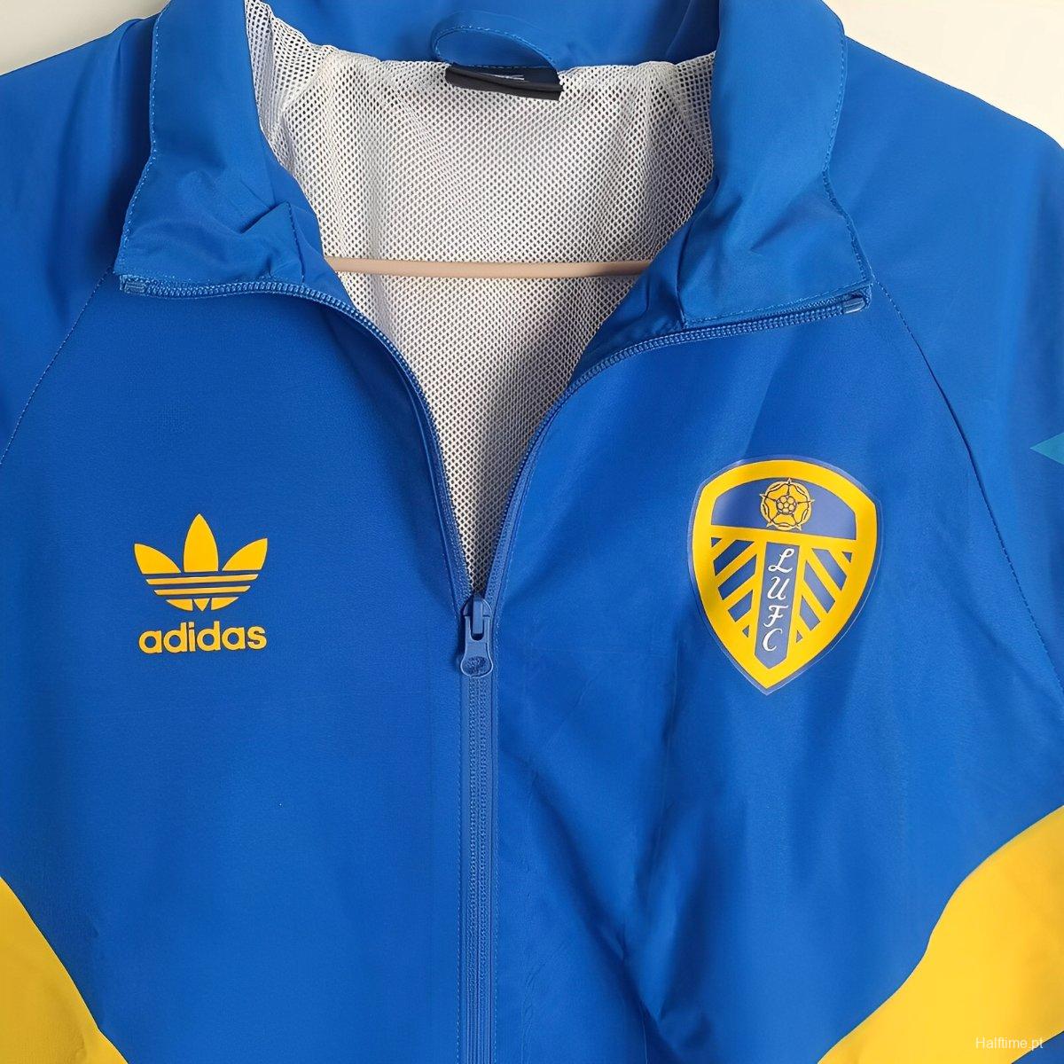 2025 Leeds United Blue Windbreaker