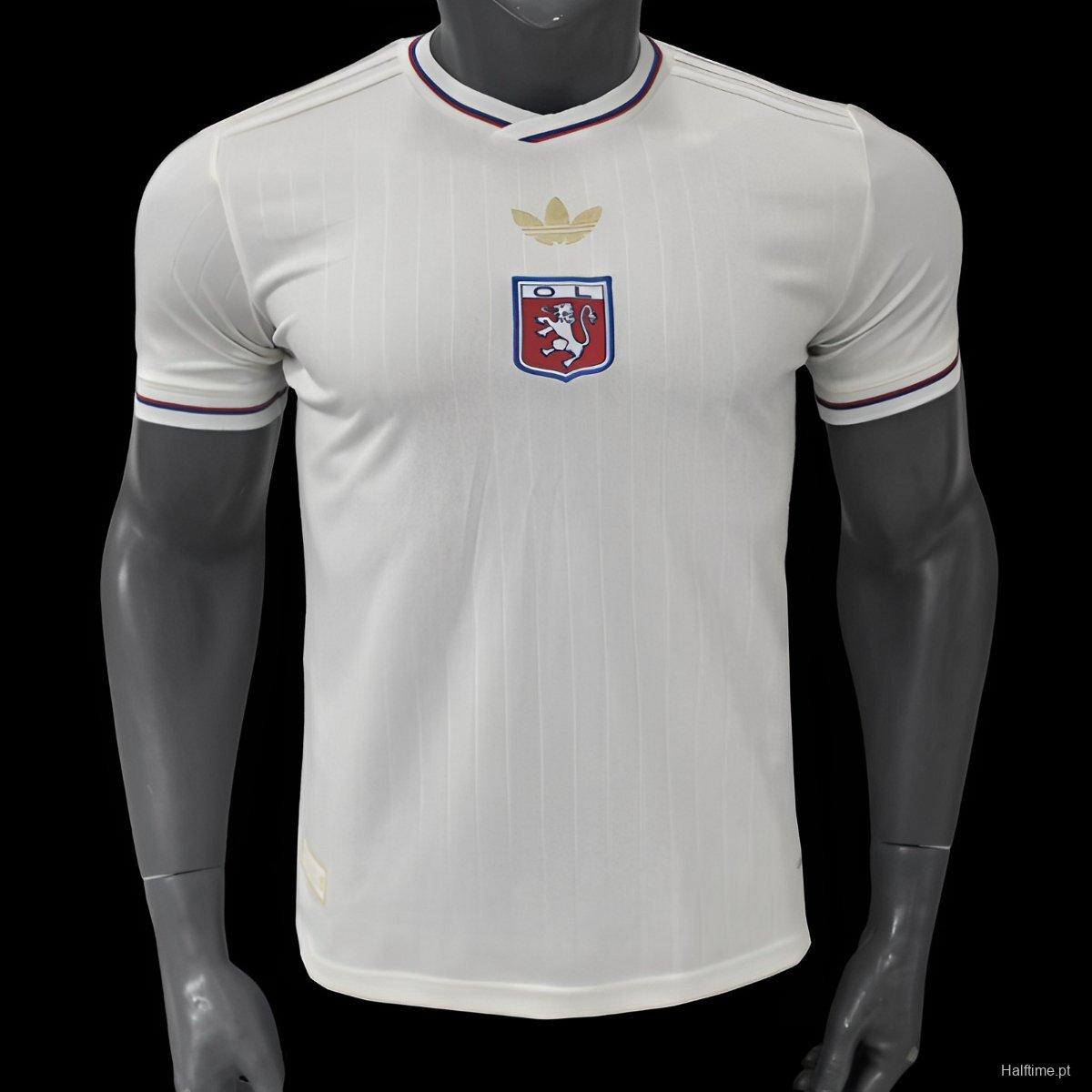 25/26 Olympique Lyonnais WHITE Anniversary Jersey